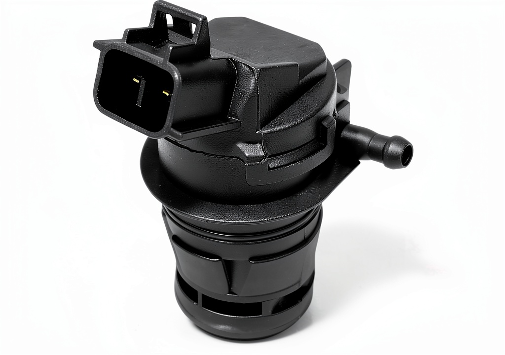 QQWD windshield washer pump installed in a Toyota vehicle