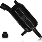 Windshield Washer Pump Replacement qboonpt Black-0