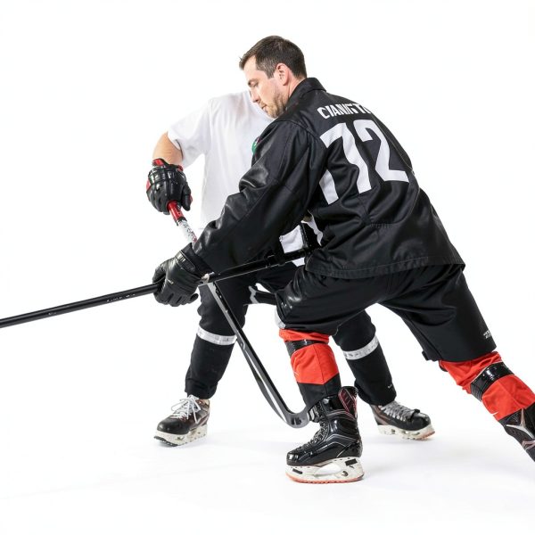 ZJIVQO Hockey Neck Guard Transparent Protection-4
