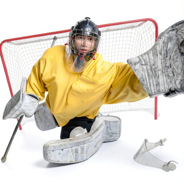 ZJIVQO Hockey Neck Guard Transparent Protection-3