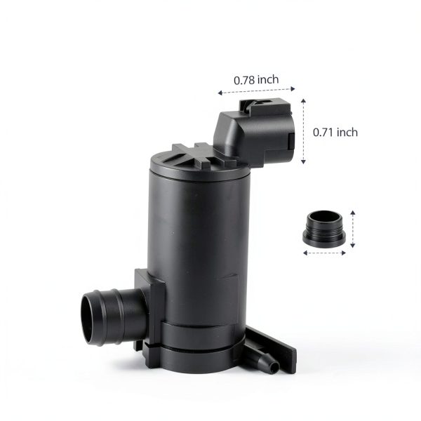 Windshield Washer Pump HHCSOP 12V Durable-3