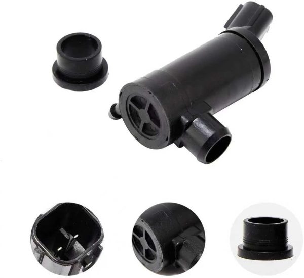 Windshield Washer Pump Autycle Polished Front-3