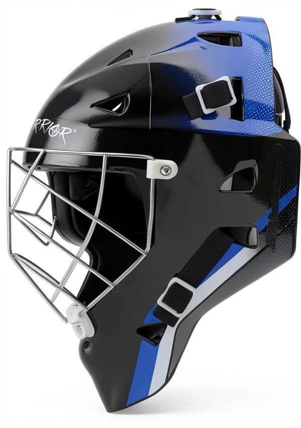 Road Warrior Junior Hockey Goalie Mask Cobalt-2