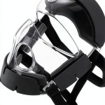 Field Hockey Face Mask Guard Clear Black The Indian-0