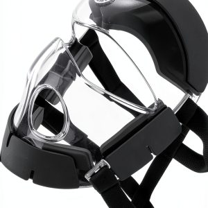 Field Hockey Face Mask Guard Clear Black The Indian-0