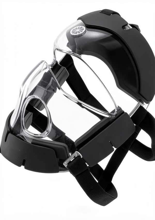 Field Hockey Face Mask Guard Clear Black The Indian-0