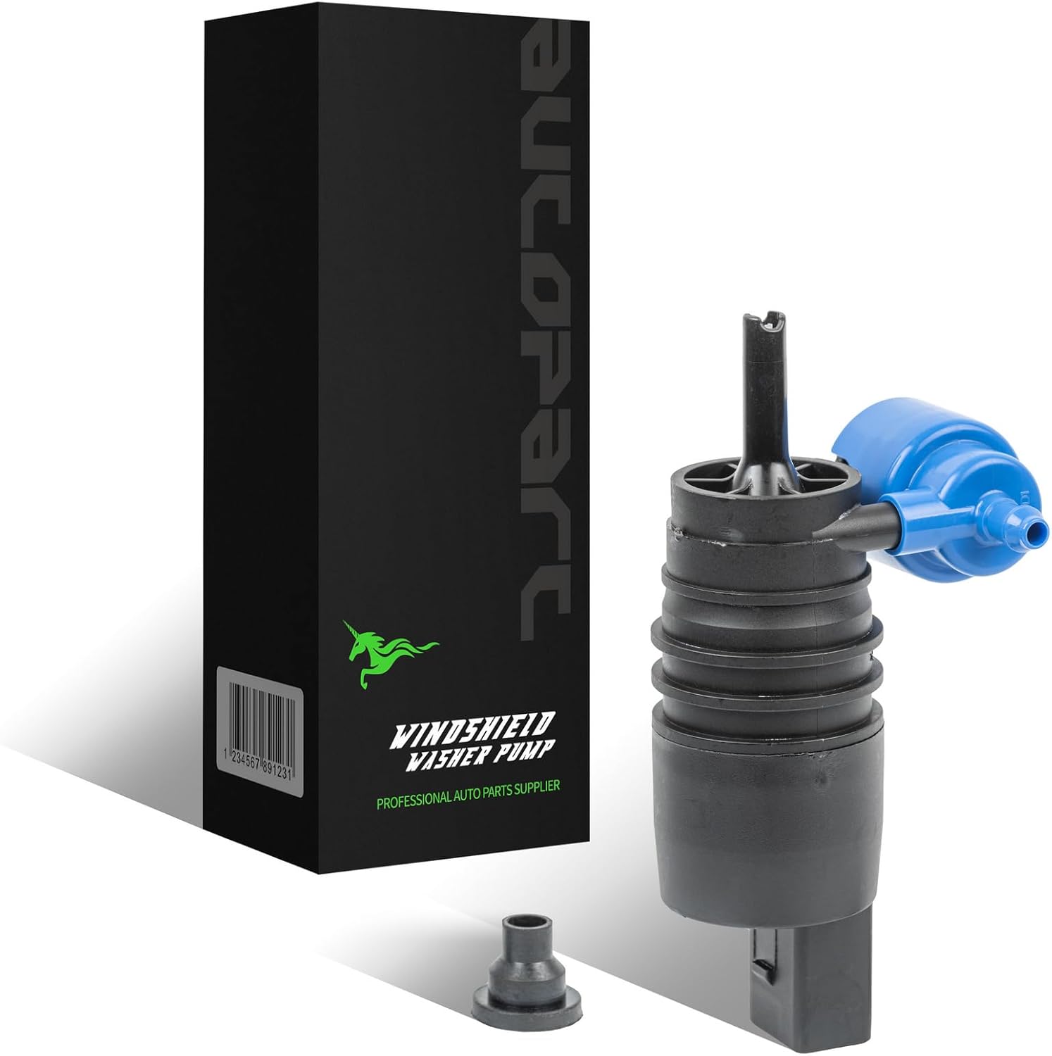 Installing tostmolt windshield washer pump on a vehicle