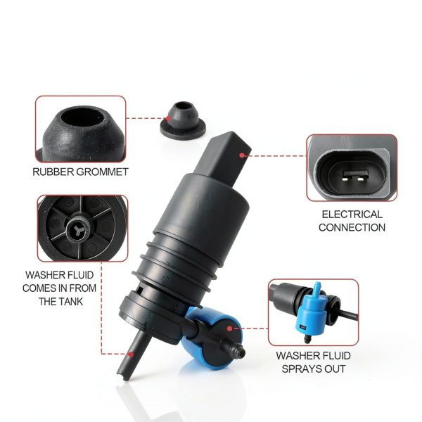 RBOKO Windshield Washer Pump for Chevrolet-2