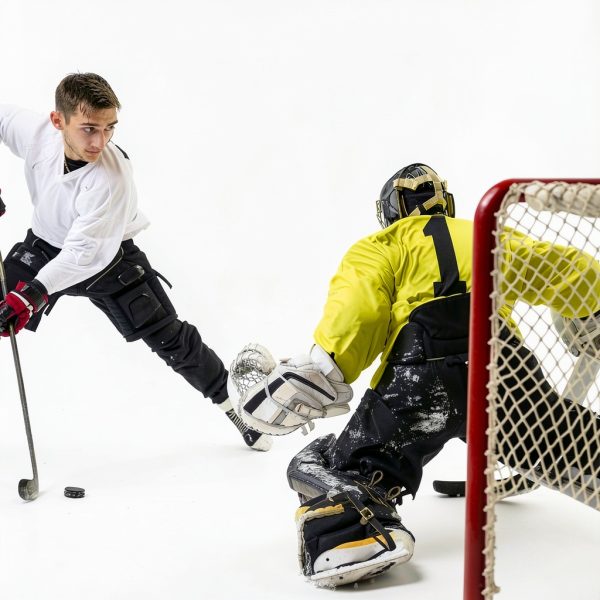 ZJIVQO Hockey Neck Guard Transparent Protection-5