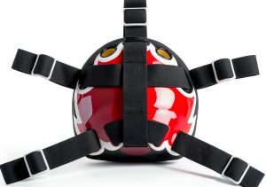 A&R Sports Goalie Helmet Harness Black 5‑Point Straps-0