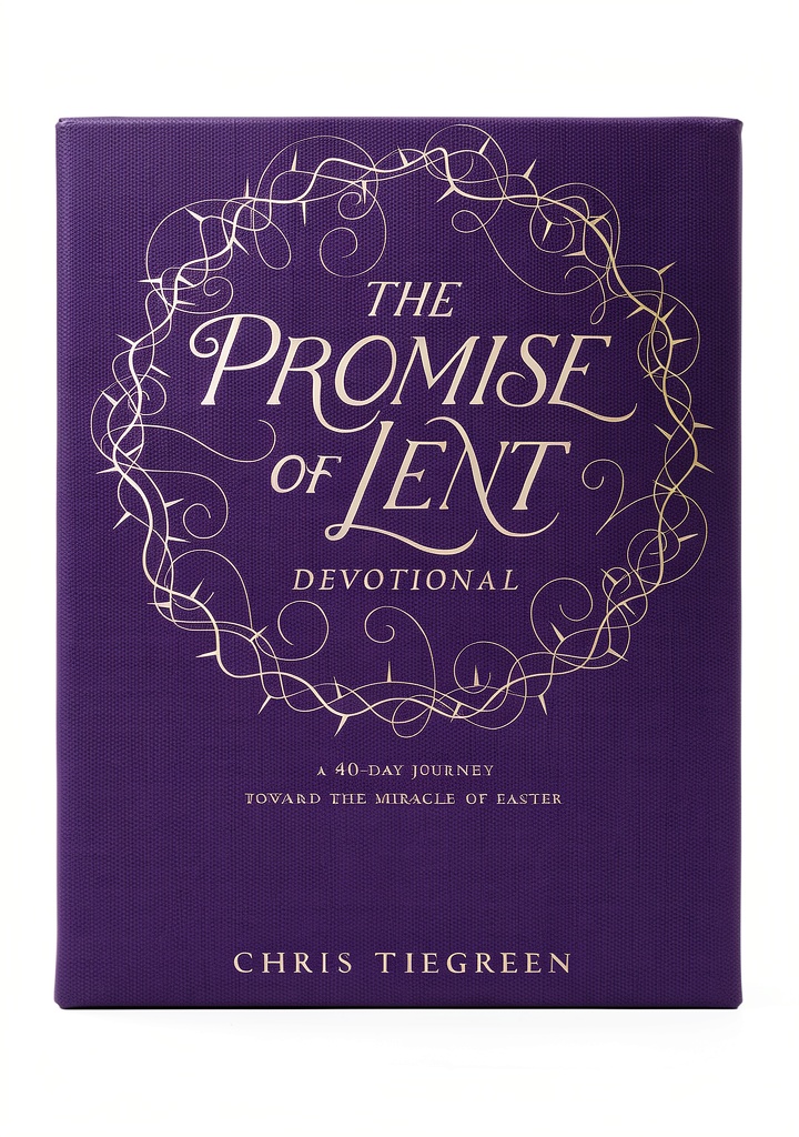 'Easter devotional Kindle app on a tablet'