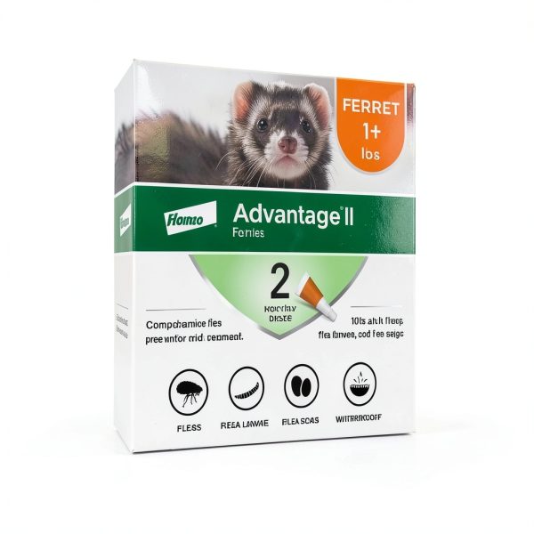 Advantage II Ferret Vet-Recommended Flea Treatment & Prevention | Ferret 1+ lbs. | 2-Month Supply-7