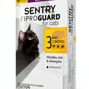 Sentry Fiproguard for Cats, Flea and Tick Prevention for Cats, 1.5 lbs and Over, 6 Month Supply-0