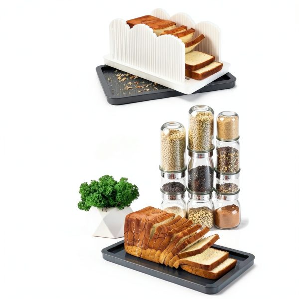 WOW345 Homemade Bread Slicer, Bag & 3 Slice Settings-4