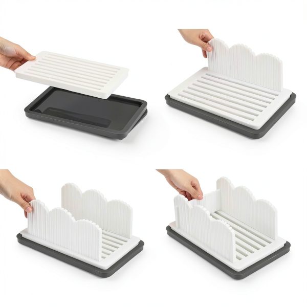 WOW345 Homemade Bread Slicer, Bag & 3 Slice Settings-5