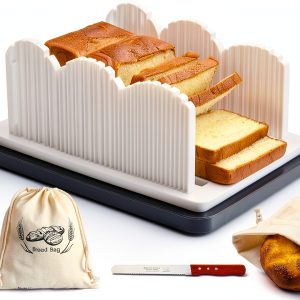 WOW345 Homemade Bread Slicer, Bag & 3 Slice Settings-0