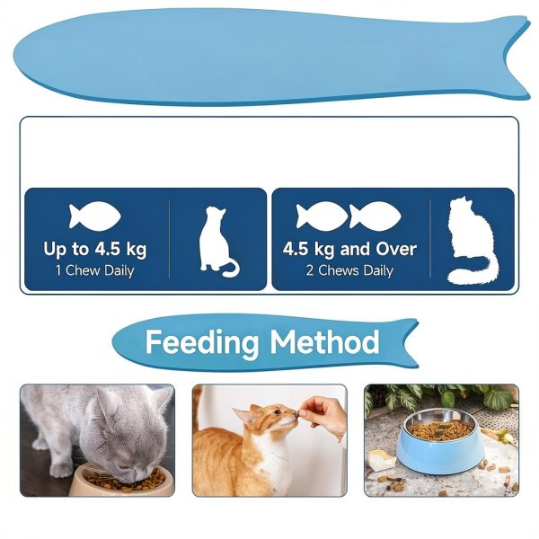 Flea Treatment for Cats, 200 Treats Flea and Tick Prevention for Cats Chewables, Natural Cat Flea and Tick Treatment Chews Daily Oral Flea Supplement, Kitten Cat Flea Treatment, Chicken Flavor-3