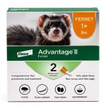 Advantage II Ferret Vet-Recommended Flea Treatment & Prevention | Ferret 1+ lbs. | 2-Month Supply-0