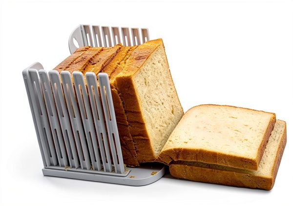 Foldable Bread Slicer BESPORTBLE ABS, Space‑Saving Bread & Bagel-5