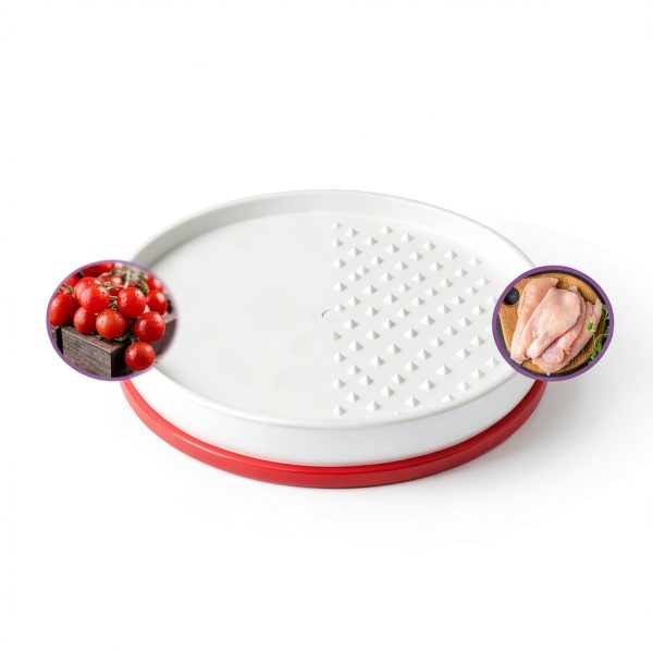 IMPRESA Easy Slice 6 in 1 Food Prep Tool White 6in Manual Chopper-2