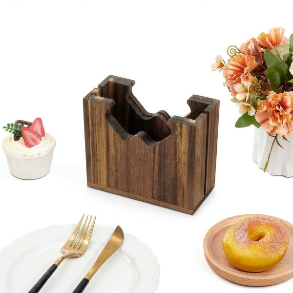 Bagel Slicer Holder Premium Acacia Wood Adjustable by CUTHOLLOW-4
