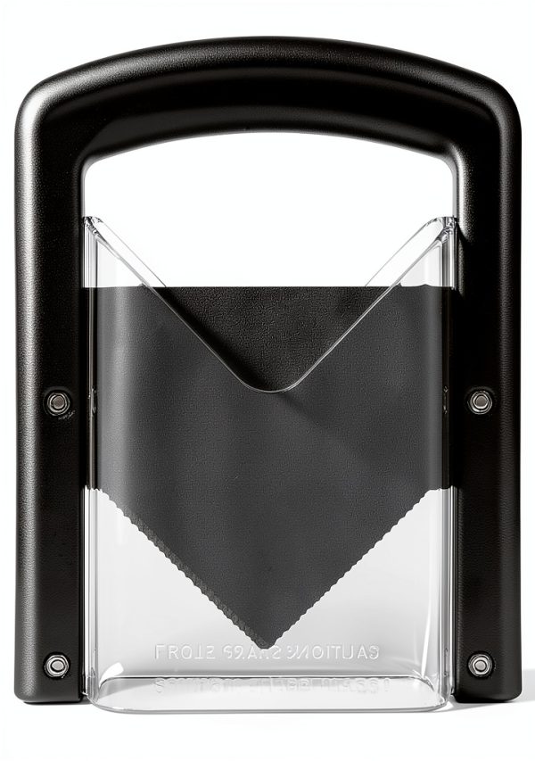 Bagel Slicer, Safety Handle，Bagel Cutter Stainless Steel (Black)-1