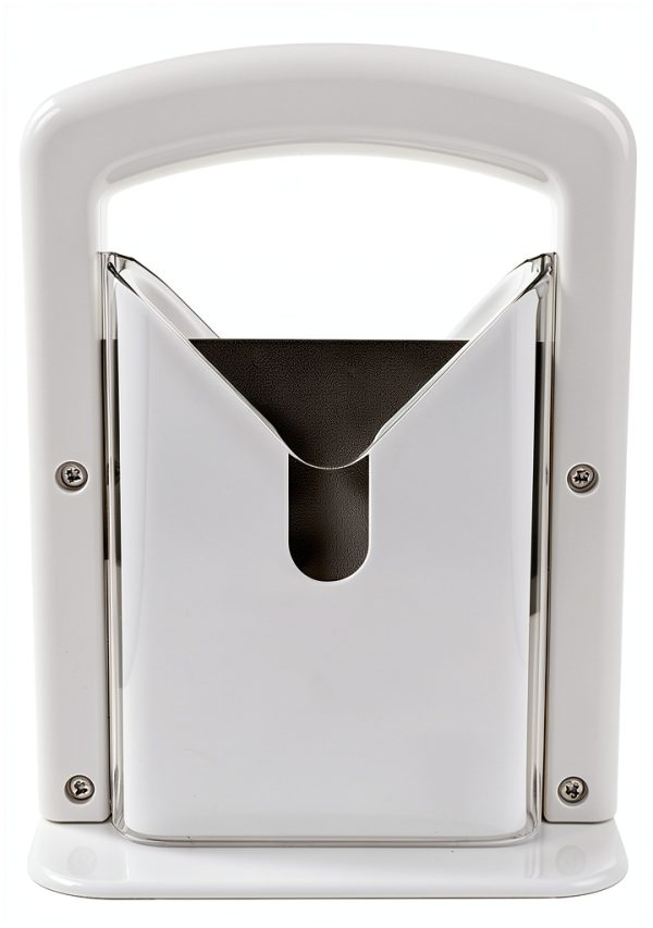 Bagel Slicer, Perfect for Bagels, Bagel Cutter Stainless Steel White-3