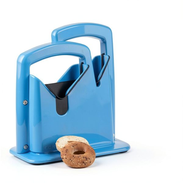 Bagel Slicer MYKAGS Stainless Steel Foldable Blue Model MY-240521-6