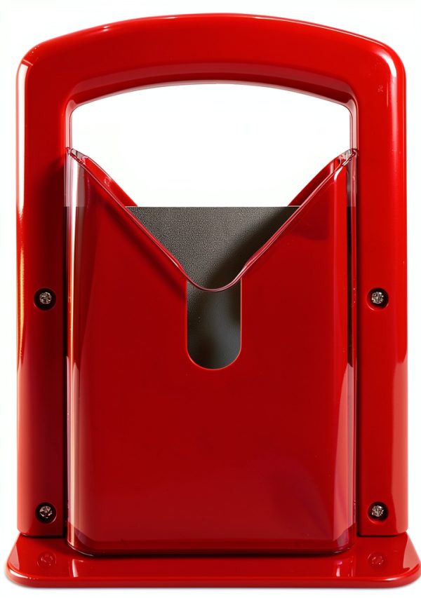 Bagel Slicer CANDAISY Stainless Steel Red Manual Cutter for Kitchen-0