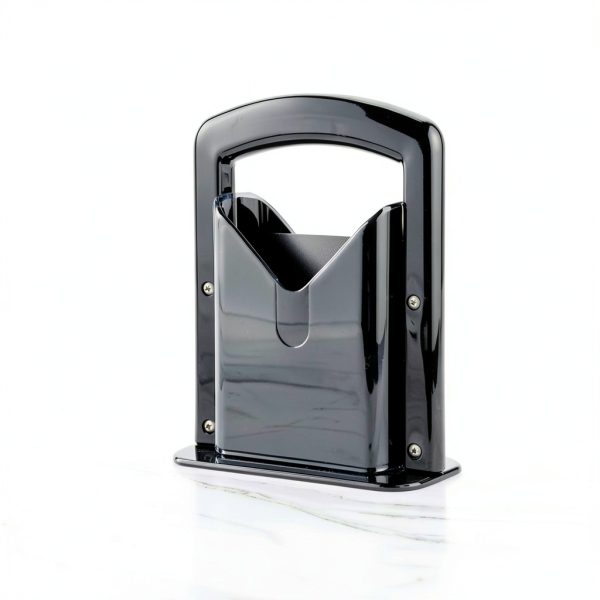 Bagel Slicer Restaurantware Met Lux 7x3.5in Black Steel Safety Shield-2