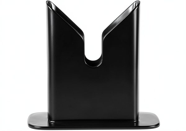 Bagel Slicer, Safety Handle，Bagel Cutter Stainless Steel (Black)-2