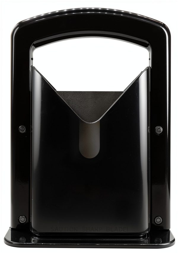 Bagel Slicer, Safety Handle，Bagel Cutter Stainless Steel (Black)-0