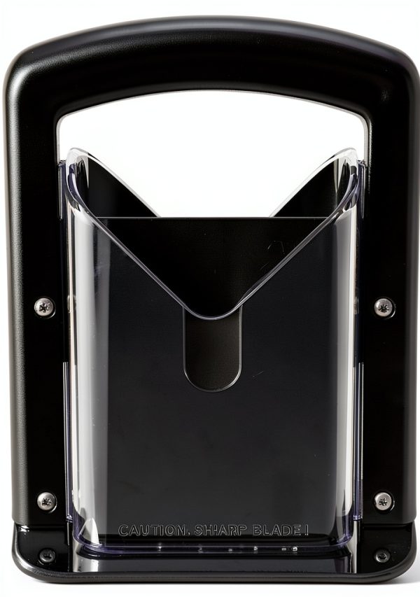 Bagel Slicer Restaurantware Met Lux 7x3.5in Black Steel Safety Shield-10