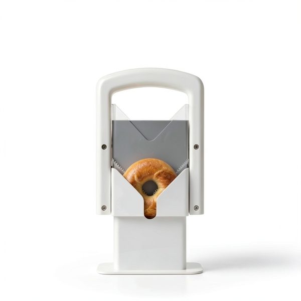 Concy Bagel Slicer Guillotine Cutter – Non-Stick Stainless Steel,-6