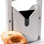 Bagel Slicer IRUZJZC White Safety Shield Stainless Steel Universal-0