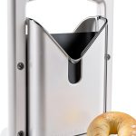 Bagel Slicer CJFNDFA Stainless Steel Universal Cutter White Model 2324-0