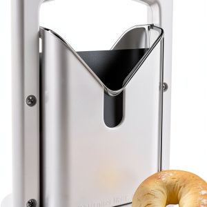 Bagel Slicer CJFNDFA Stainless Steel Universal Cutter White Model 2324-0