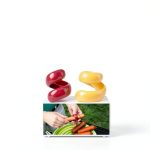 Red and Yellow Sausage Cutter Set Cauaoa Food Grade Plastic Spiral-0