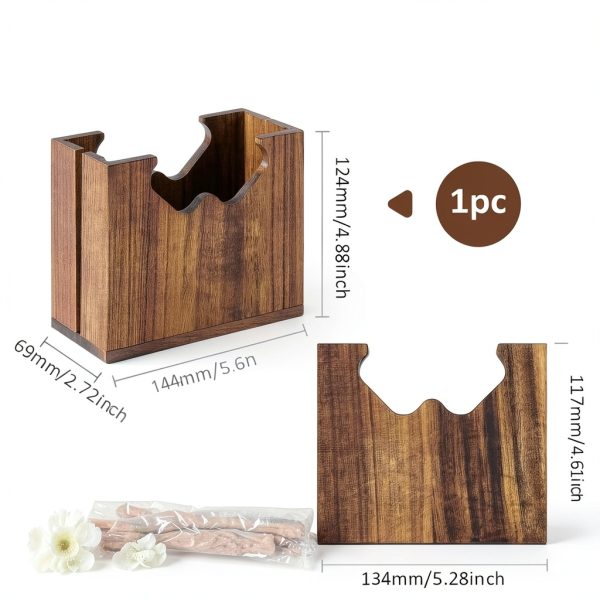 Bagel Slicer Holder Premium Acacia Wood Adjustable by CUTHOLLOW-1