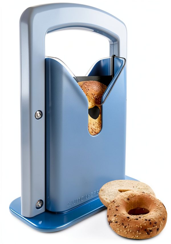 Bagel Slicer MYKAGS Stainless Steel Foldable Blue Model MY-240521-5