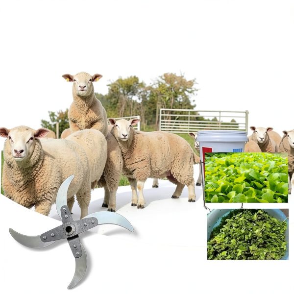 Household Farming Grass Shredder Knife Blades 12‑Hole Steel Set-1
