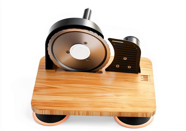Manual Bread Slicer KZBUFCXZ Adjustable Thickness Serrated Blade Black-1