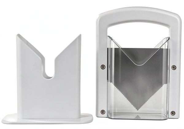 Bagel Slicer, Perfect for Bagels, Bagel Cutter Stainless Steel White-7