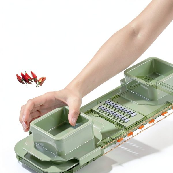 Vegetable Chopper YZJSM 6‑Blade Magnetic Slicer with Container-7