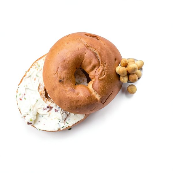 Bagel Slicer Halve Your Bagel Plastic Steel Blade, White-3