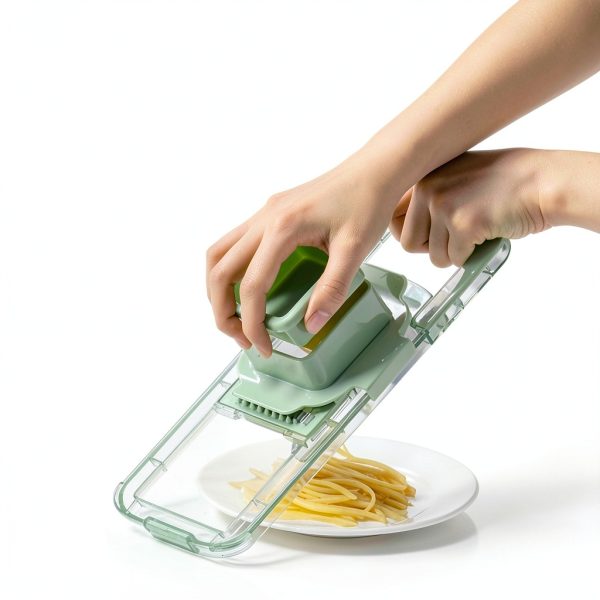 Vegetable Chopper YZJSM 6‑Blade Magnetic Slicer with Container-1