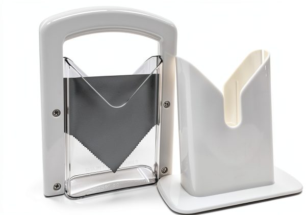 Bagel Slicer CZBCQ Stainless Steel White 6.8x3.7x8.8in Safety Handle-6